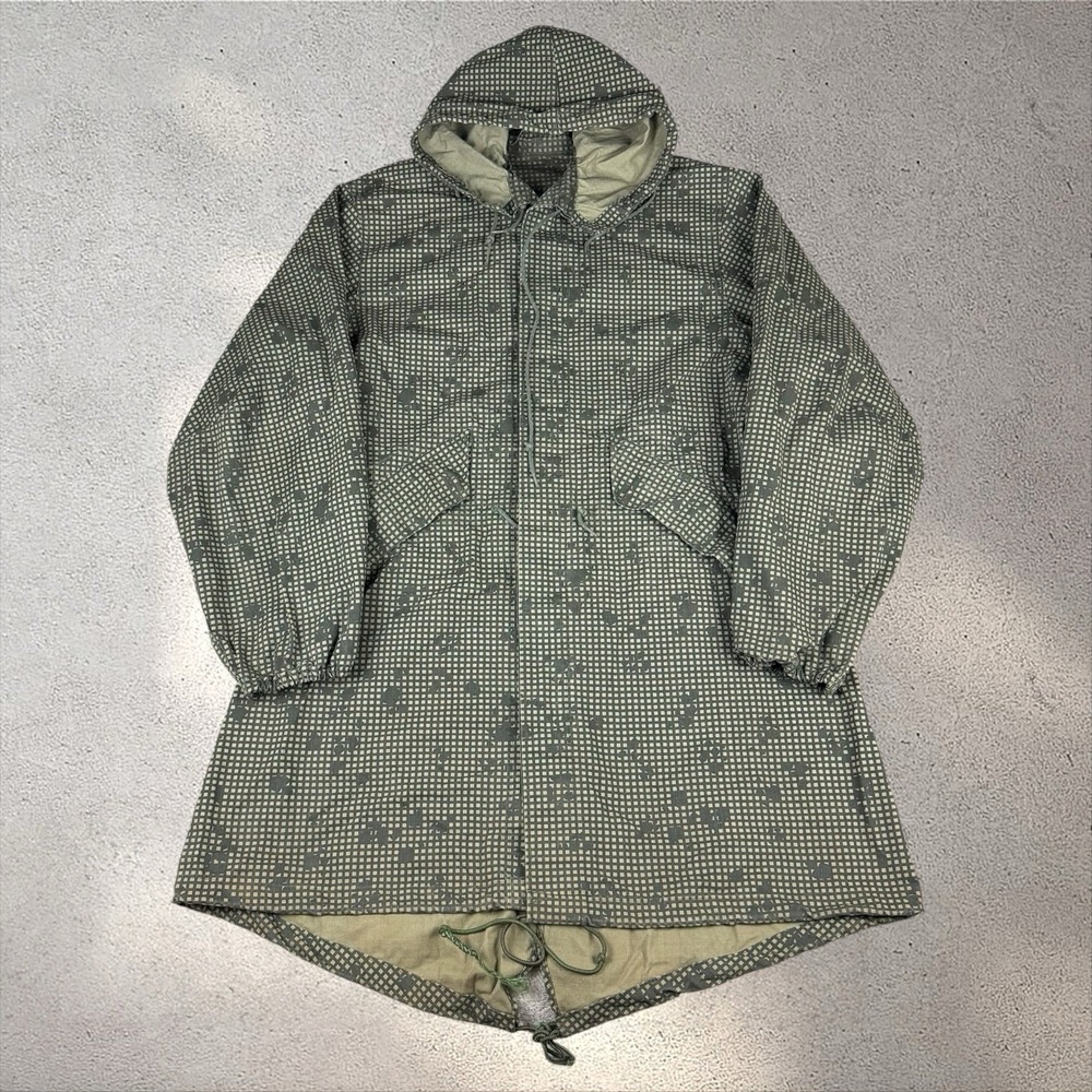 Vintage 1980s US Army Desert Night Camo Fishtail Parka Jacket Large Military